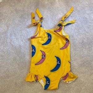 NWOT Hugo Loves Tiki Banana Swimsuit one piece size 10